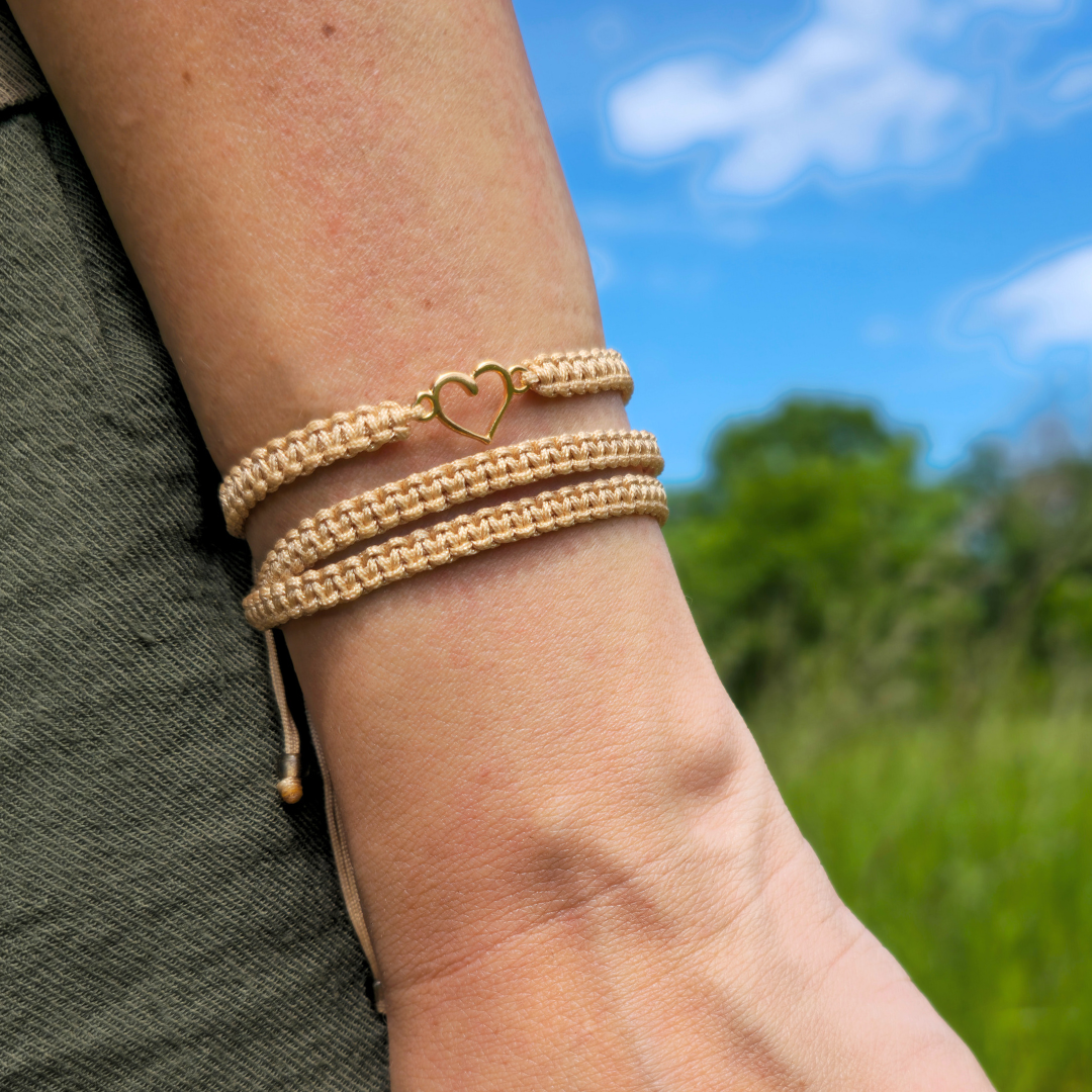 Makramee käeehe "Solveig"